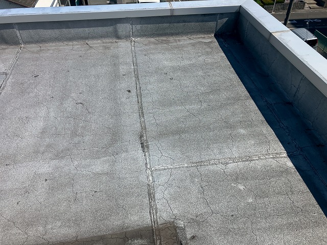 全体的に防水の劣化